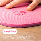 Greater Goods Exercise Mat, Extra Durable, Lightweight Fitness Mat with Strap for Yoga, Pilates and Home Gym, Watermelon Pink Greater Goods