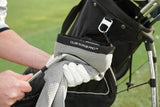 Club Scrub Towel Pro, Golf Club and Ball Cleaning Pouch with Attached Towel, Waterproof Exterior + More (Gray)