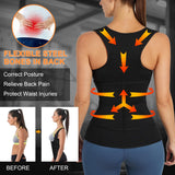 Nebility Women Sauna Sweat Vest Hot Neoprene Sauna Suit Weight Loss Workout Top Waist Trainer Shirt Body Shaper (Medium, Black)