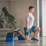 Reebok Deck Multipurpose Adjustable Bench Aerobic Strength Training Incline and Decline, Blue Reebok