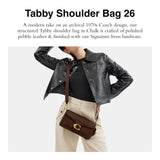 Polished Pebble Leather Tabby Shoulder Bag 26 Refresh