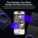 WYZE Video Doorbell Wireless Duo Cam Doorbell Camera wWi-Fi Chime, 2K HD