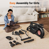 MERACH Elliptical Machine, Elliptical Exercise Machine with 18.5IN Stride, Hyper-Quiet Magnetic Drive System, Elliptical Trainer with 16 Resistance Levels, 400LBS Loading Capacity MERACH