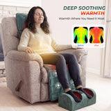Himouta Full Body Massage Mat with Heat, Detachable Massager Pad Deep Tissue Pain Relief,10 Vibrating Motors for Relaxation at Home or Office