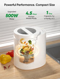 Compost Bin Kitchen, Auto-Cleaning Electric Compost Bin with Odorless & Low Noise Feature, Countertop Compost Machine for Food Scraps, Indoor Electric Food Waste Composter