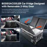 BODEGACOOLER 12 Volt Car Refrigerator, RV Car Fridge Dual Zone APP Control, Portable Freezer,121 Quart (115L) -4℉-68℉