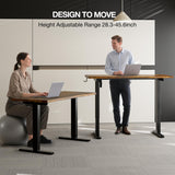 Electric Standing Desk, Height Adjustable Home Office Desk with Memory Presets & Cable Management
