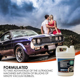 NORTHWEST ENTERPRISES Ultrasonic Cleaner Solution for Carburetors and Engine Parts. Concentrated Washing Compound for use in Ultrasonic Machines and Immersion Washers - Automotive Fluid (1 Gallon)