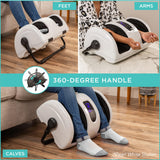Best Choice Products Heated Shiatsu Foot Massager for Pain Relief, Plantar Fasciitis, Neuropathy, Blood Circulation w/Compact Design - Rose Gold