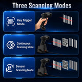 Tera Barcode Scanner with Charging Cradle: 1D 2D QR Wireless Reader, HW0005