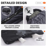 Sleeping Bags for Adults Warm Weather Backpacking Compact Lightweight Camping Sleeping Bag with Compression Sack for Kids Girls Camping Essentials Gear for Hiking Travel Climb Outdoor Indoor 3lb Black