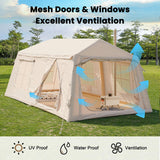 Inflatable Tents for Camping, Blow Up Tent with Stove Jack, Ytaoeo Hot Tent