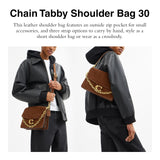COACH Chain Tabby Shoulder Bag 30