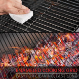 Kendane Barrel Charcoal Grill, Large Charcoal Grills with Side Shelf, Outdoor BBQ Grill,Perfect for Backyard Camping, Patio Parties and Picnics