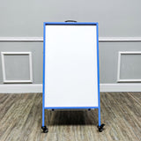 FixtureDisplays® Double-Sided Easel with Dry Erase & Magnetic Felt Surfaces A-Frame Art Board 19531-NF