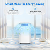 14000 BTU Portable Air Conditioners,Cools Up to 700 Sq.Ft, AC Unit with Cooling/Fan/Dehumidifier/Sleep Mode,Remote Control&Installation Kit, Portable AC for Large Rooms