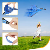 RC Plane, Remote Control Airplane Toy - RC Plane Remote Control Planes 2CH 2.4Ghz Rc Aircraft with Lights, Outdoor Foam Durable Rc Aircraft Foam RC Airplane Jet for Kids Adults Hobby Toys