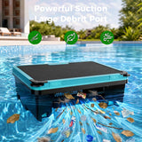 2026 Updated Over-Ground Robotic Pool Cleaner,Solar Powered Pool Vacuum,24H/7D Continuous Cleaning, 180-um, 3L Filtration Basket,APP Support, Pool Skimmer Robot (APP Support-Update)
