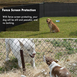 Privacy Screen Fence 8' x 50' Commercial Shade Cover with Brass Grommets Heavy Duty Perfect for Outdoor Back Yard