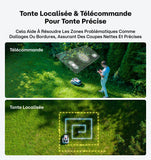 Raccoon 2 SE Robot Lawn Mower, Wire-Free Robotic Lawn Mower Without RTK for Max. 0.15 Acre Lawn Area, 1.18"–3.15” Cutting Height, with AI Obstacle Avoidance, 5Ah Fast-Charging Battery for Small Lawns