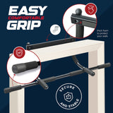 Sagler Pull up bar Doorway Heavy Duty Chin up bar Trainer for Home Gym Doorway Pull up bar or dip bar Sagler
