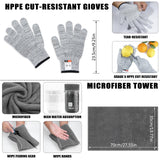 Fishing Tool Kit, 8 Pieces Fishing Gear, Fishing Pliers with Lanyard, Fillet Knife, Fish Lip Gripper, & More GPUSFAK