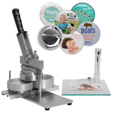 Neil 3 Inch Metal Button Maker Machine - Includes Pieces for 100 Buttons