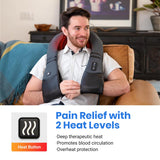 Cordless Neck Massager for Pain Relief Deep Tissue, Shiatsu Low Back Massager with Heat, Wireless Electric Shoulder Massager Etekcity