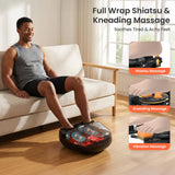 COMFIER Shiatsu Foot Massager with Heat,FSA Eligible HSA Store,Kneading,Vibration,Compression,feet Massager for Plantar Fasciitis Neuropathy,Mother's Day for Women,Men,Use at Home,Office,Size 13