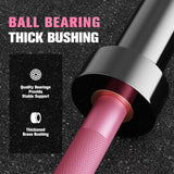 RitFit 7ft Olympic Barbell Bar, General Purpose Weight Bar Suitable for Olympic Lifts and Power Lifts, 500LBS Capacity