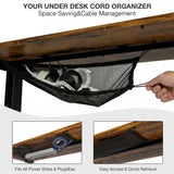 Electric Standing Desk, Height Adjustable Home Office Desk with Memory Presets & Cable Management