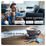 Lockly Secure Pro Smart Door Lock,Fingerprint Keyless Entry Door Lock,Apple Home Key Compatible,Auto Lock, App Remote Control,IP65 Waterproof,Easy Installation