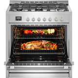 Empava 36″ Professional Gas Range with 18K BTU Triple-Ring Power Burner