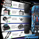 Hosim Brushless RC Cars, 1:10 68+ KMH High Speed Remote Control Car for Adults Boys, 4X4 All Terrains Waterproof Off Road Hobby Grade Large Fast Racing Buggy Toy Gift Monster Trucks