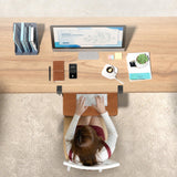 BONTEC Under Desk Keyboard Tray, Pull-Out Keyboard & Mouse Platform