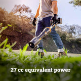 WORX Nitro Cordless Leaf Blower, Electric Blower with 620 CFM & 165 MPH, Blowers for Lawn Care with 2 × 4.0 Ah Batteries & Charger Included, WG585