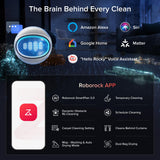 roborock Saros 20 Sonic Robot Vacuum and Mop, 36,000Pa Suction, 3.46 in Double-Layer Threshold, Reactive AI 3.0 Obstacle Recognition, 212°F Hot Water Wash, Zero-Tangling, 3.14’’ Ultra Slim, Black