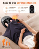 Shiatsu Foot Massager Machine with Heat & Remote, 2026 Upgraded Deep Kneading Feet Massager for Plantar Fasciitis & Neuropathy, 3 Heat Levels, Multi-Mode Massage, Auto-Off Timers, Gifts for Women Men