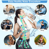 2026 New Hydrogen Water Bottle, Hydrogen Water Generator with Advanced SPE PEM Technology, Portable Rechargeable aquahealth Hydrogen Water for Office, Daily Drinking and Gifts