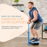 Lifepro TrimLite Vibration Plate Exercise Machine with Handlebars – Whole Body Vibration Platform for Lymphatic Drainage & Weight Loss – 99 Speed Levels