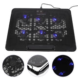 Laptop Cooling Pad 15.6-17 Inch with 6 Silent Fans, Adjustable Stand