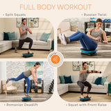 Lifepro Voice-Controlled Vertical Motion Vibration Plate for Lymphatic Drainage with Heat Therapy – Whole Body Curved Vibrating Platform