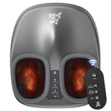 BOB AND BRAD Shiatsu Foot Massager with Heat and Remote,FSA Eligible HSA Deep Kneading Electric Feet Massager for Plantar Fasciitis, Fits US Size 12