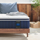 Coolvie California King Mattress 14 Inch, Hybrid Mattress for Adults