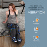 LifePro Leg Massager for Circulation and Pain Relief -Certified Leg Compression Massage Boots with Heat, Foot and Calf Massage, Recovery Machine with 5 Modes and 2 Extension Wraps