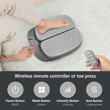 Snailax Vibration Foot Massager with Heat,Remote Control,Adjustable Vibration Speed Electric Massager Machine for Circulation,Plantar Fasciitis, Pain