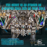 MechPuConToy 3D Metal Puzzle Model, Surrealistic Creative Gorekia Mechanical Dragons Jigsaw Puzzles Assembly Kits, Home Decor Dsiplay Model for Adults and Teens (2900+PCS)