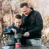 Camping Cookware 18pc Mess Kit w/Backpacking Stove – Camping Cooking Set for Backpacking Gear - Camping Pots and Pans Set MalloMe