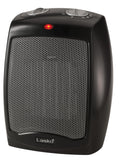 Lasko CD09250 Ceramic Adjustable Thermostat Tabletop or Under-Desk Heater, 9 Inches High, Black