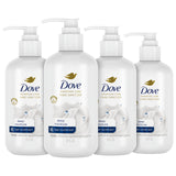 Dove Advanced Care Hand Sanitizer Deep Moisture Pack of 4 for Soft, Smooth Skin 99.99% Effective Against Many Germs, 8 oz